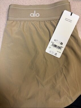 ALO Yoga Match Point Tennis Skirt in Khaki NWT